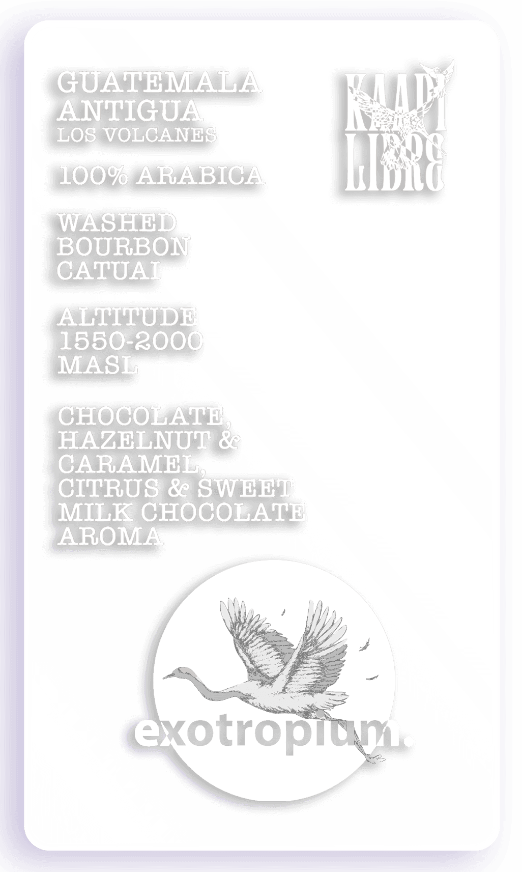 Guatemala Antigua - Los Volcanes - Arabica